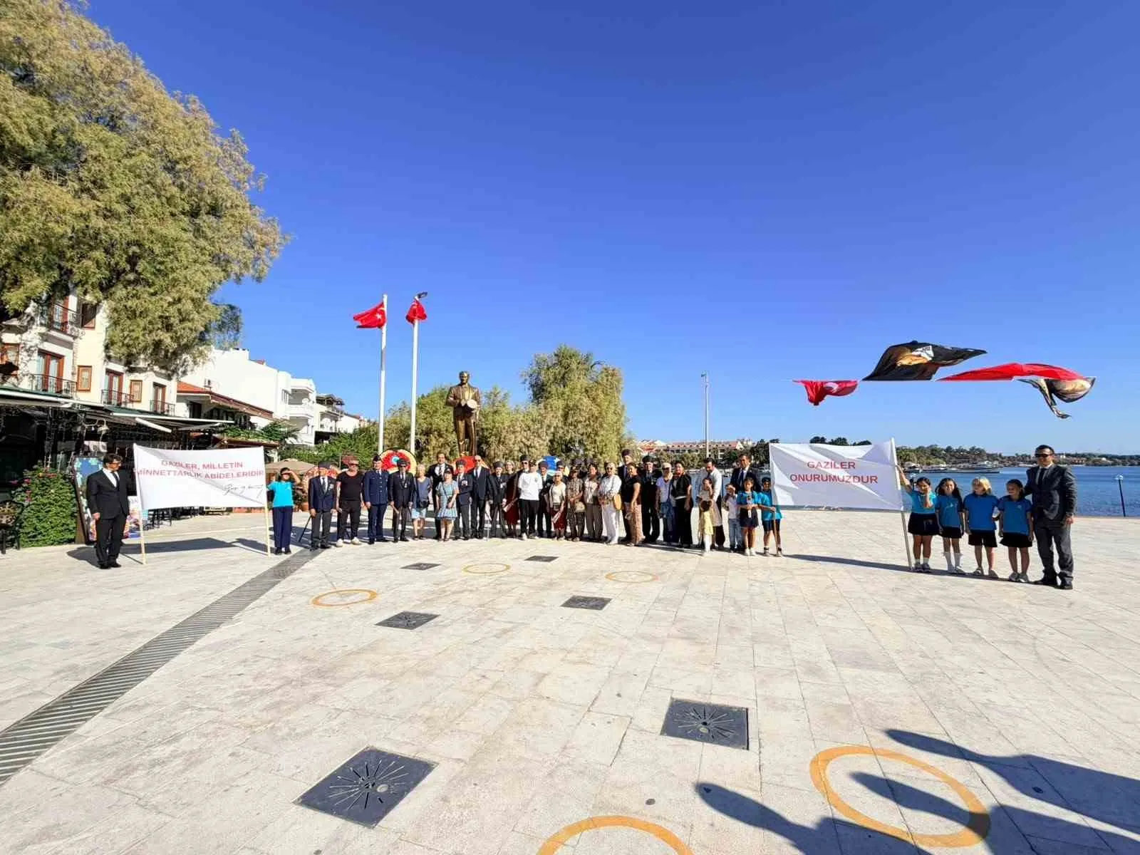 Datça’da vefa günü: Kahraman gaziler unutulmadı