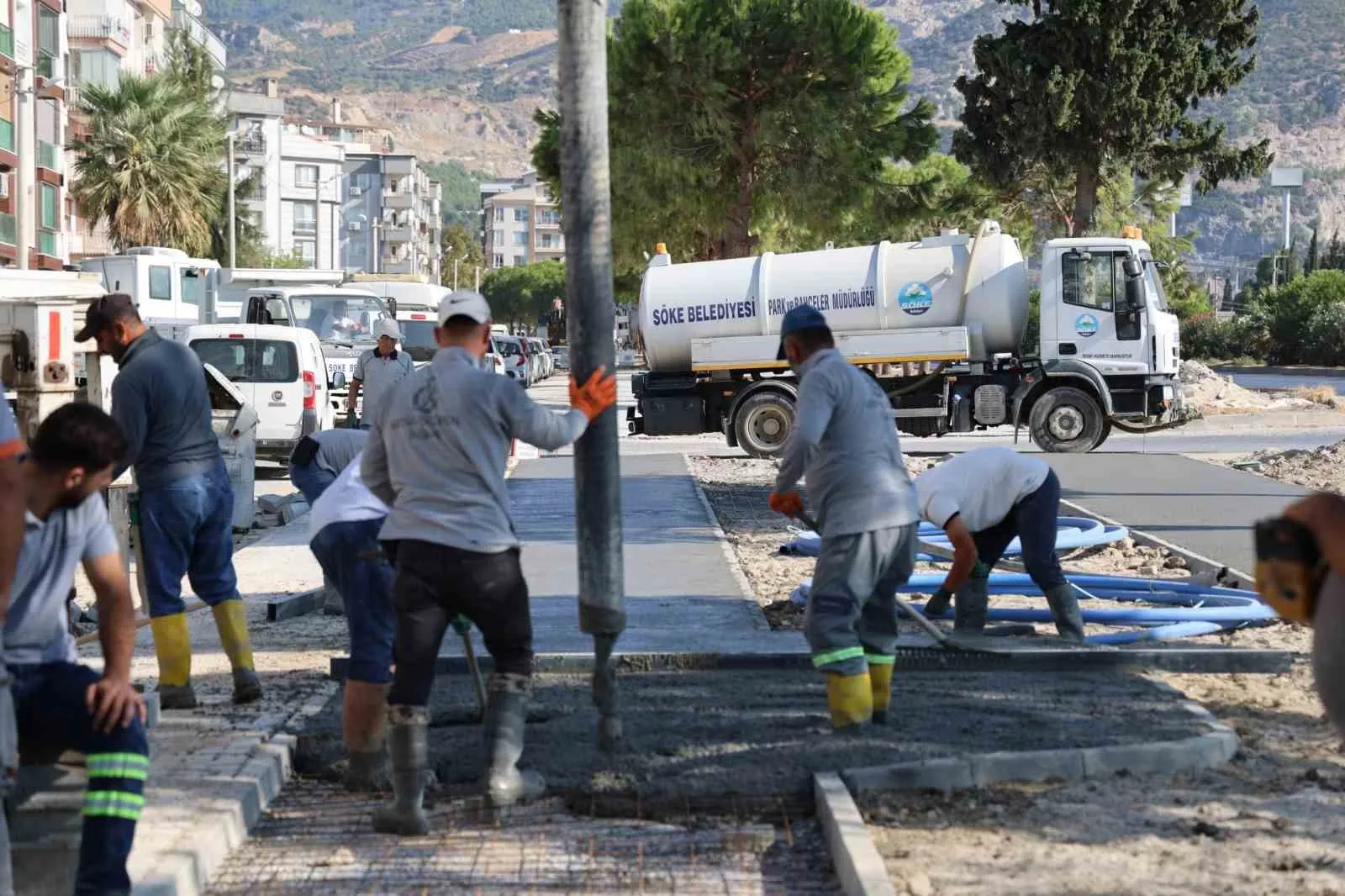 Söke’de modern ulaşım hamlesi: Bisiklet ve yürüyüş yolunda ikinci etap start aldı