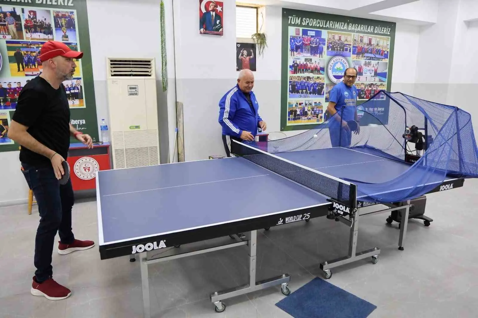 Söke'de raket sesleri yükseldi: Başkan Arıkan sporcularla ter döktü