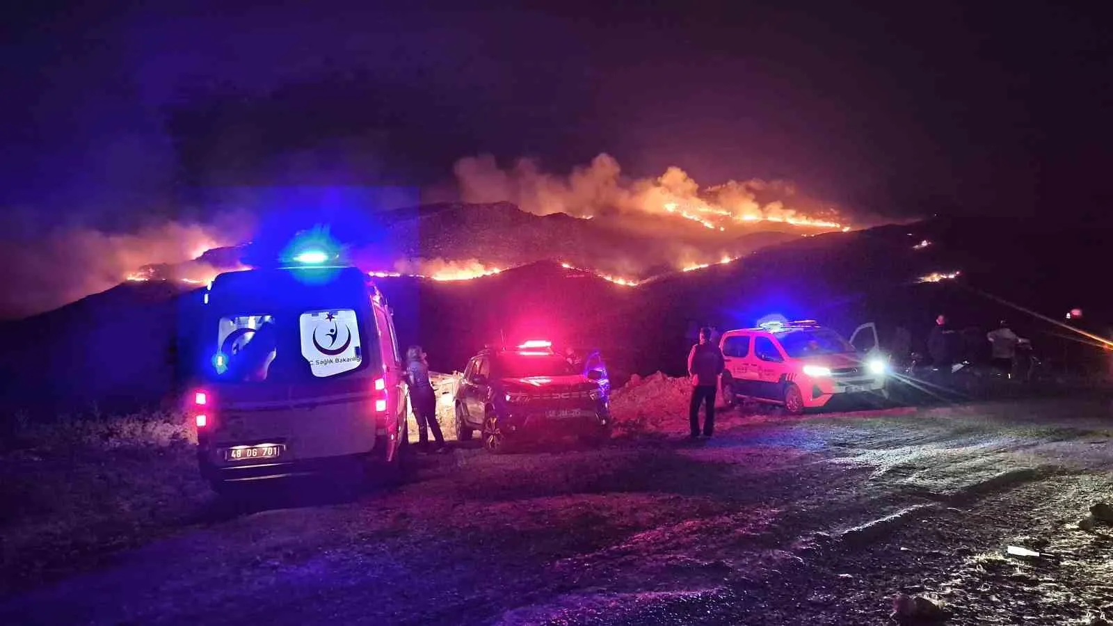 Bodrum'da korkutan alevler kontrol altına alındı: Ekiplerin büyük mücadelesi sonuç verdi
