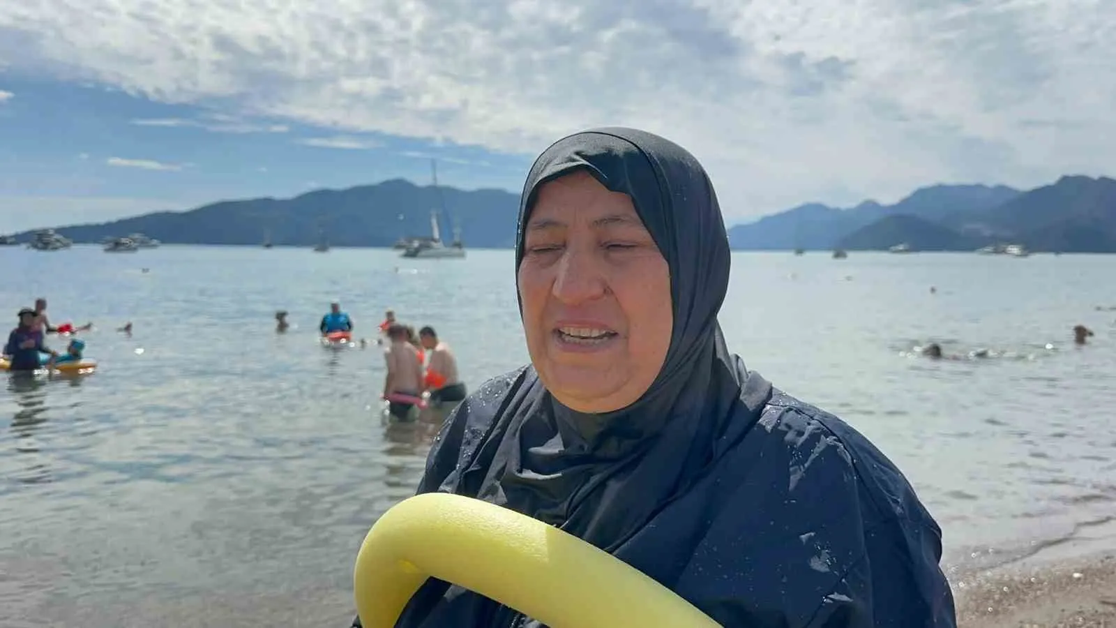 56 yaşında gelen ilk heyecan: Marmaris’te engelleri aşan tatil