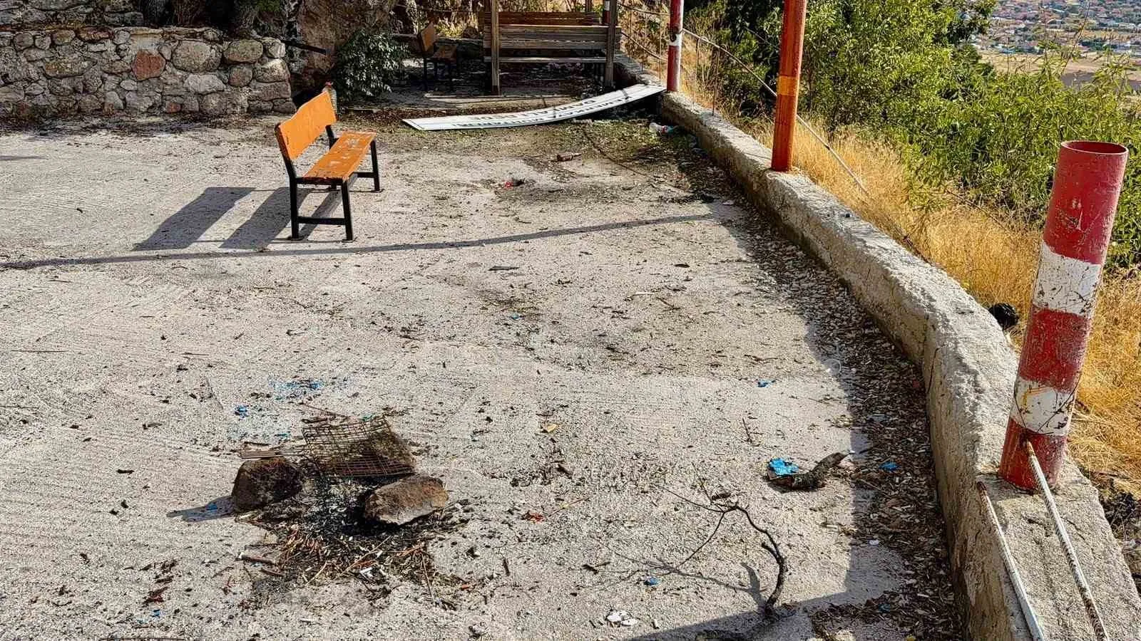 Bolvadin'de utanç tablosu: Doğal cennetten geriye çöp yığınları kaldı