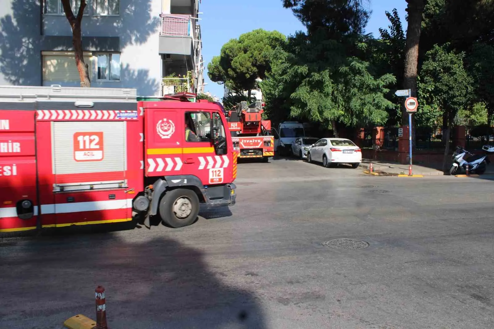 Aydın'da apartman sakinlerini ayağa kaldıran duman alarmı