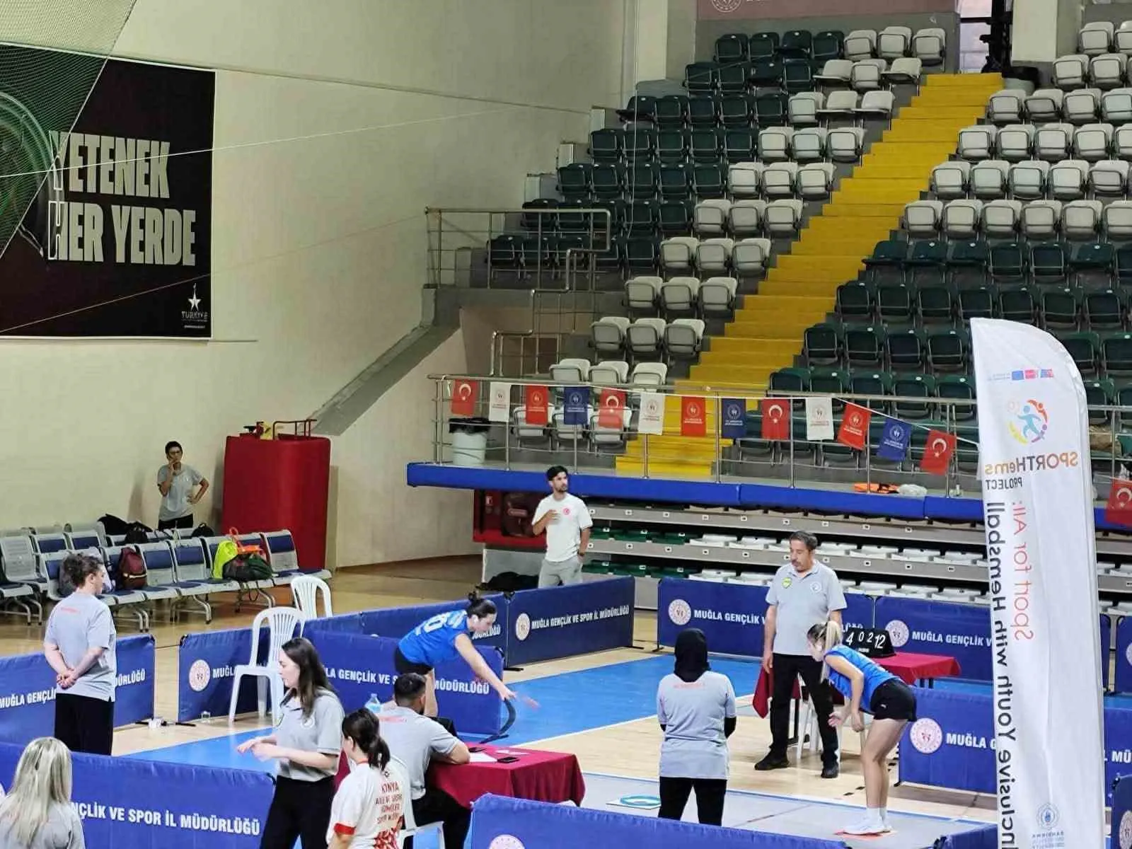 Hemsball sahnesinde Muğla rüzgarı: Milli sporcu Sıla Aleyna madalya için parkeye indi