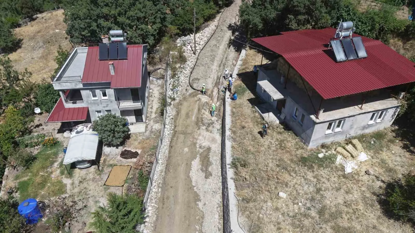 Seydikemer’de altyapı seferberliği: Kayacık’ın su çilesi tarihe karışıyor