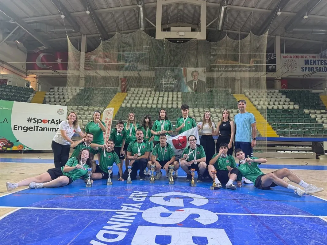 Aydınlı sporcuların Hemsball zaferi: Kürsüyü rakiplerine bırakmadılar