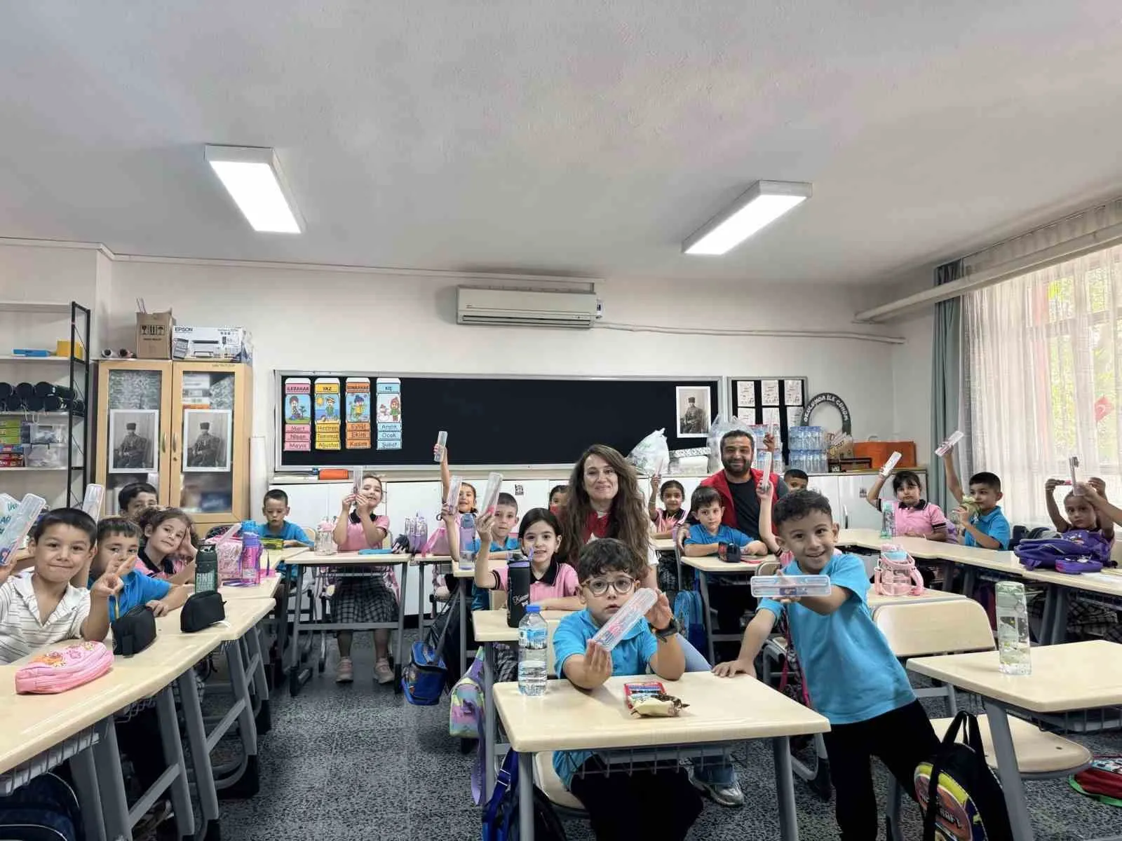 Çine’de okul zili çaldı, Gençlik Merkezi miniklerin yüzünü güldürdü